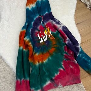 RIPNDIP Eminerm Multicolor spiral Tie-Dye Graphic Hoodie
